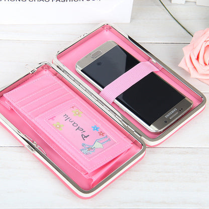Baellerry feature phone box board ladies purse long pencil box purse one generation