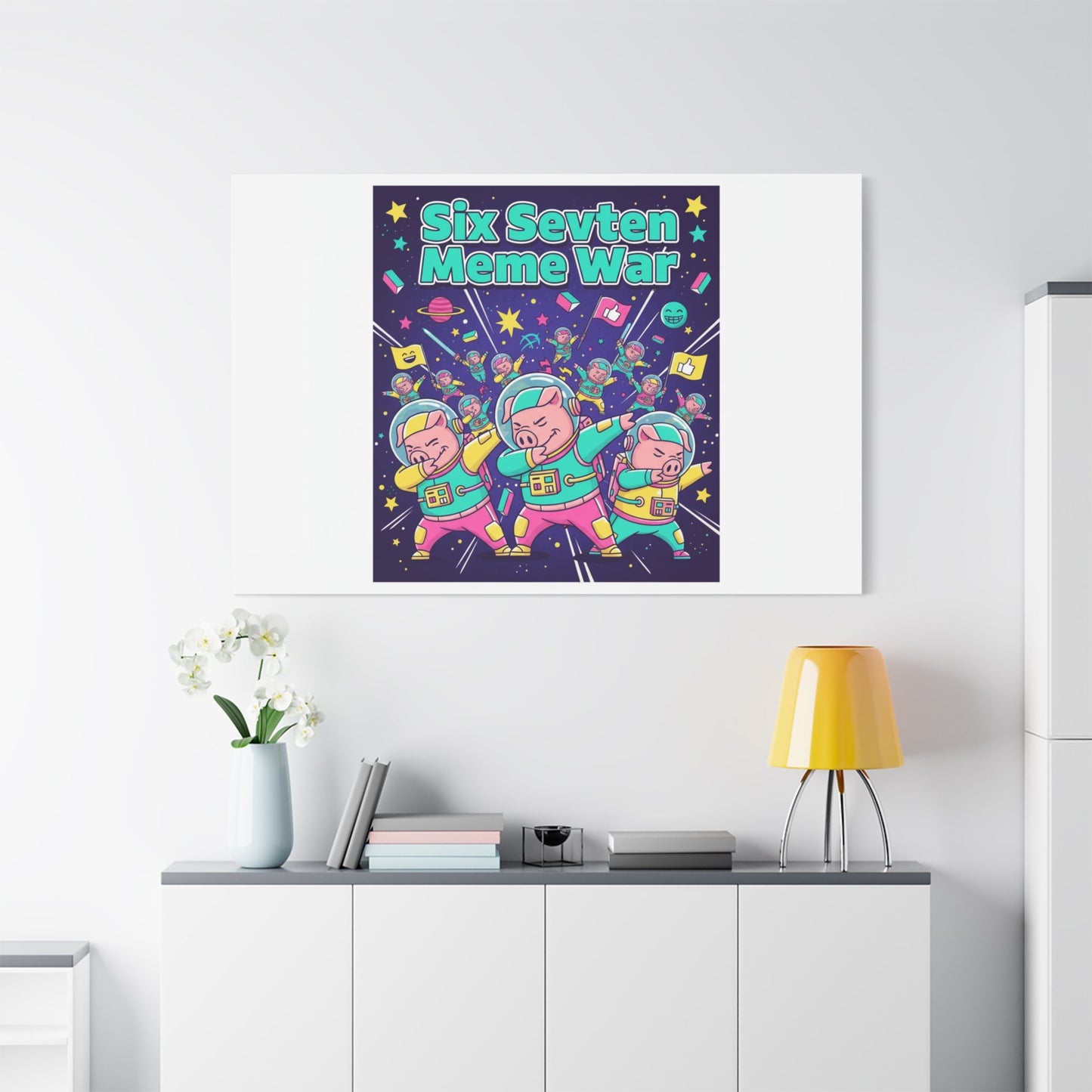 Six Sevven Meme War™ Canvas Tote | Nissspelled Edition