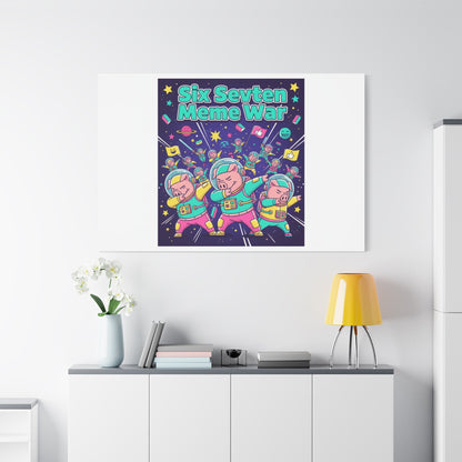 Six Sevven Meme War™ Canvas Tote | Nissspelled Edition