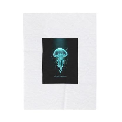 Bioluminescent Jellyfish Blanket | Neon Deep Sea Aesthetic