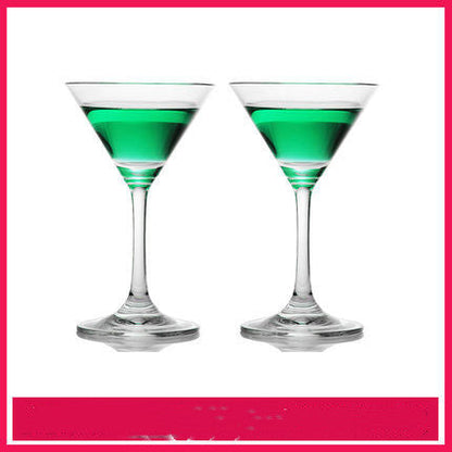 Lead free crystal cocktail glass