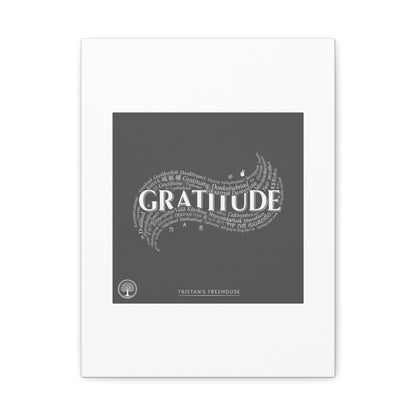 Gratitude Wall Art Matte Canvas | Tiny Treats, sweet uplifting print