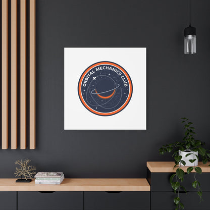 Orbital Mechanics Club Canvas | mission patch, space science
