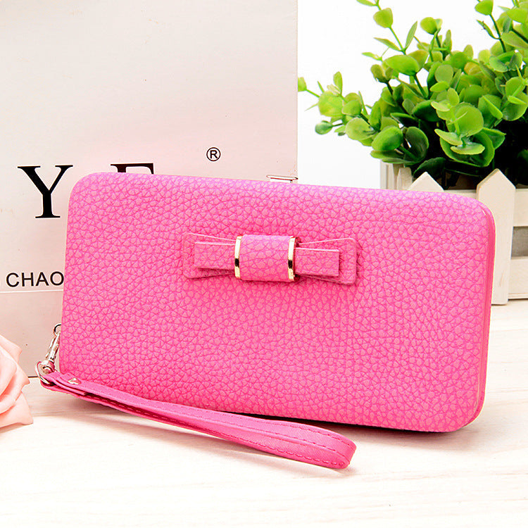 Slim Clutch Purse - Multi-Slot Long Wallet & Phone Holder
