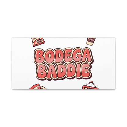 Bodega Baddie Matte Canvas, Stretched | NYC Y2K Corner Store Vibes