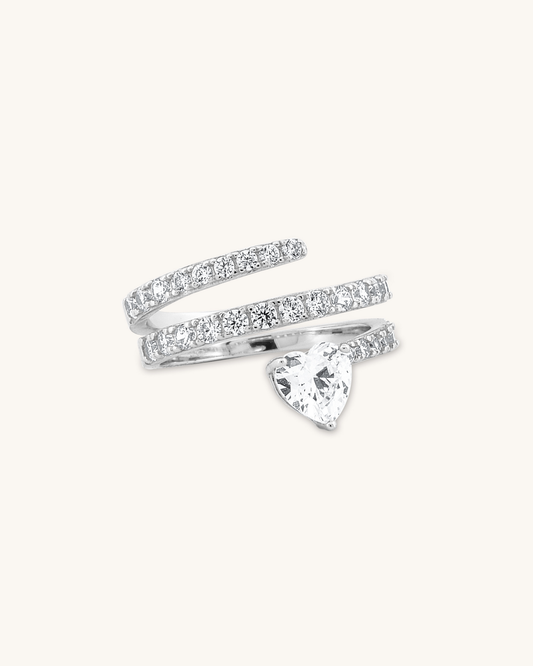 Heart Coctail Ring