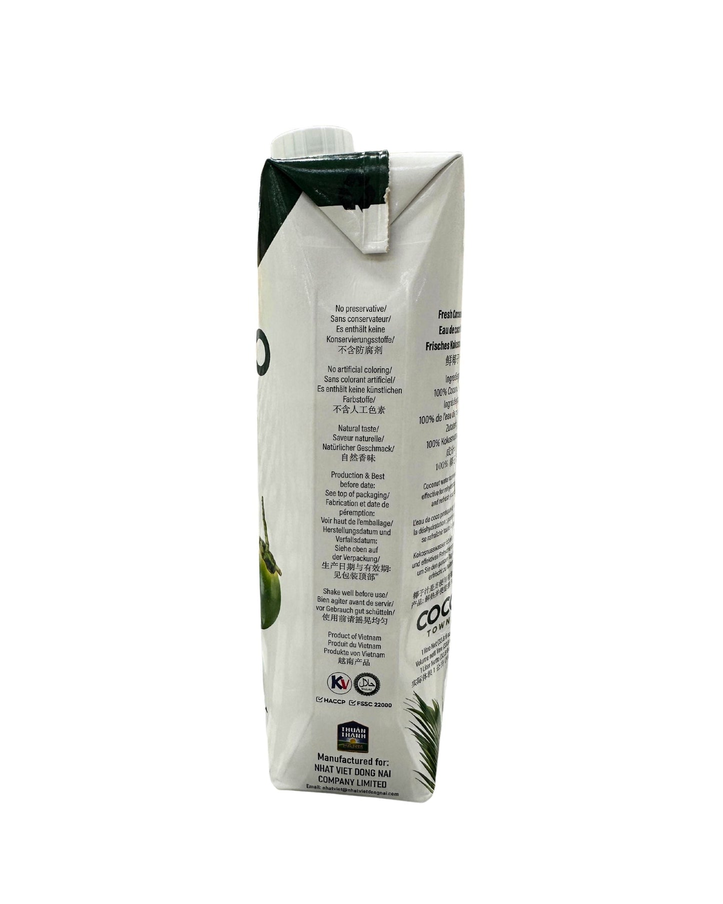 Coco Town - Fresh Coconut Water,  100% Natural Coconut Juice-  1000 ml