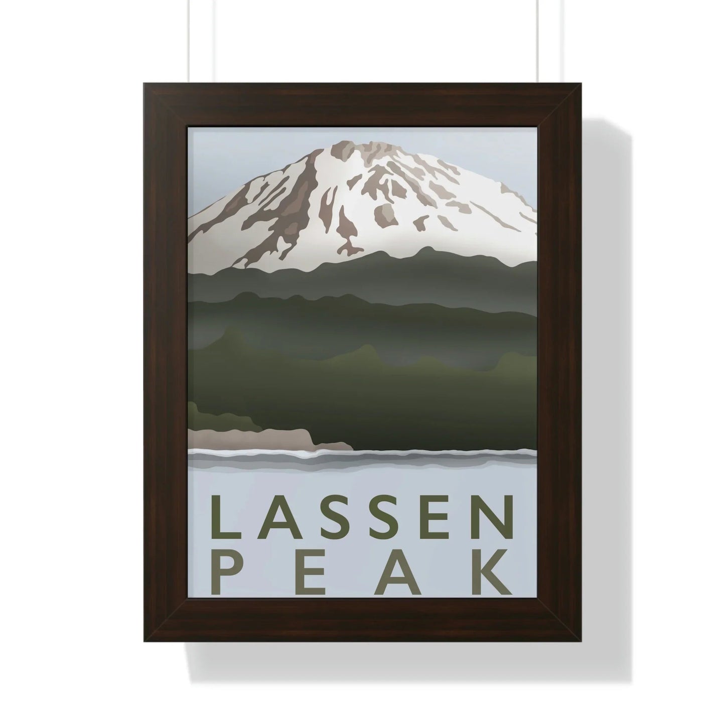 Lassen Peak Framed Print – Wall Art