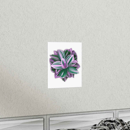 Tradescantia Nanouk Botanical Print – Unframed Wall Art