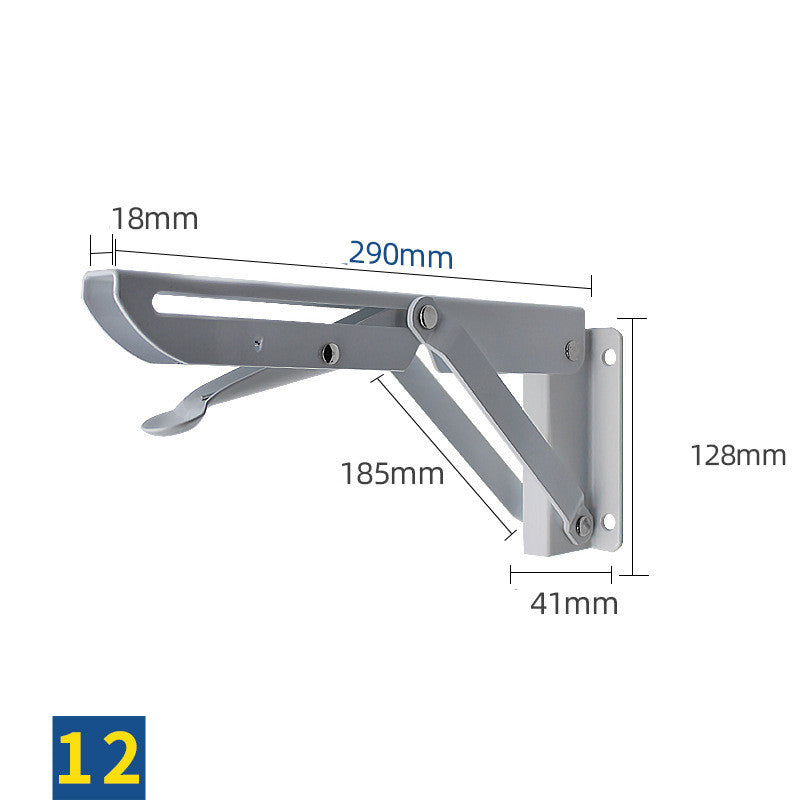 Stainless Steel K-shaped Folding Triangle Bracket Wall Shelf Shelf Support Frame