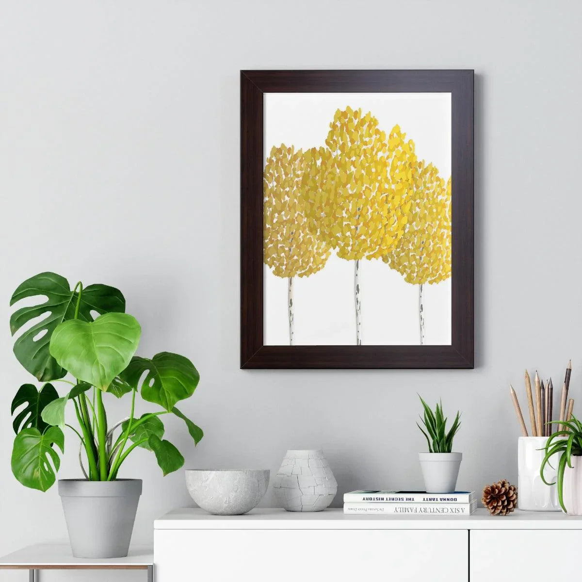 Fall Aspen Framed Print – Wall Art