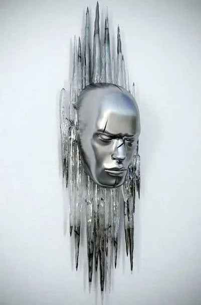 Metal  Sculpture Art Abstract Poster Canvas Painting Core