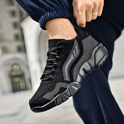 Lace-Up Thick Cushion Insole Men's Sneakers