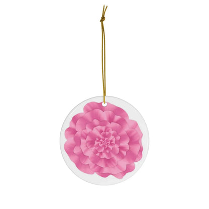 Peony Ceramic Ornament