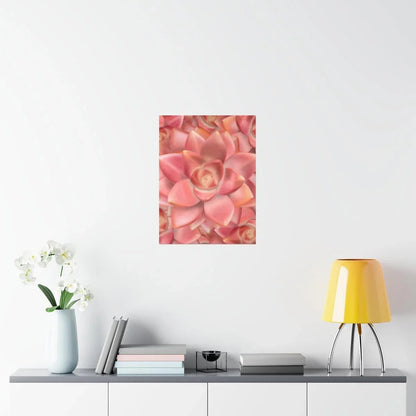 Graptosedum California Sunset Succulent Pattern Botanical Print – Unframed Wall Art
