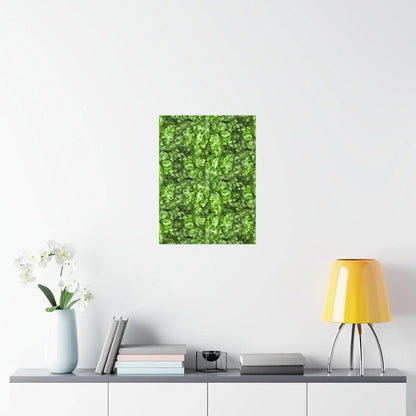 Aglaonema Pictum Botanical Print – Unframed Wall Art