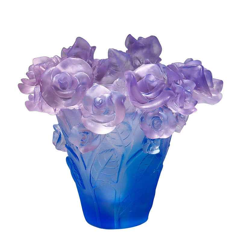 Light-luxury Rose Vase For Living Roomsartistic Floral Arrangement Decor