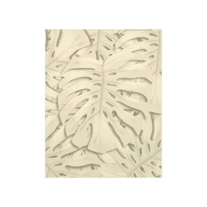Beige Monstera Botanical Print – Unframed Wall Art