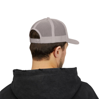 Peace ULP Trucker Cap - Vintage Grey Mesh Snapback Hat