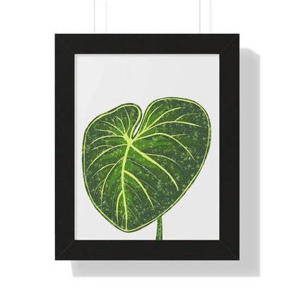 Philodendron Gloriosum Framed Print – Botanical Wall Art