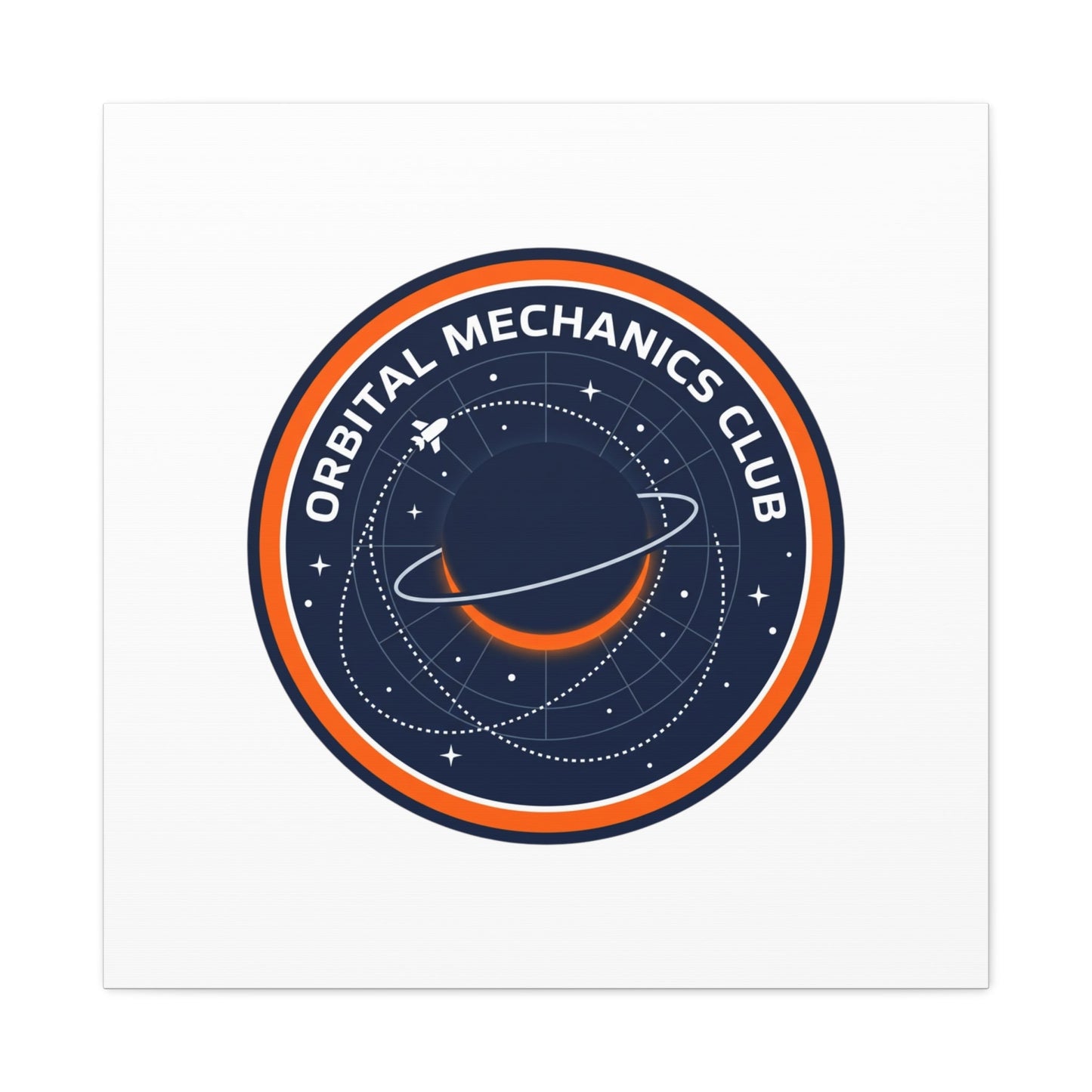 Orbital Mechanics Club Canvas | mission patch, space science
