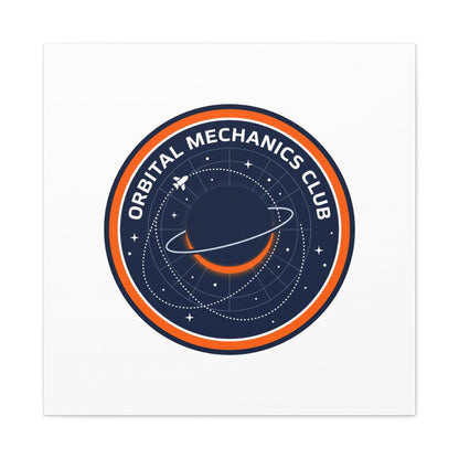 Orbital Mechanics Club Canvas | mission patch, space science