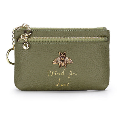 Little bee zipper coin purse