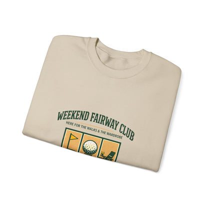 Weekend Fairway Club Crewneck – Unisex Golf Sweatshirt