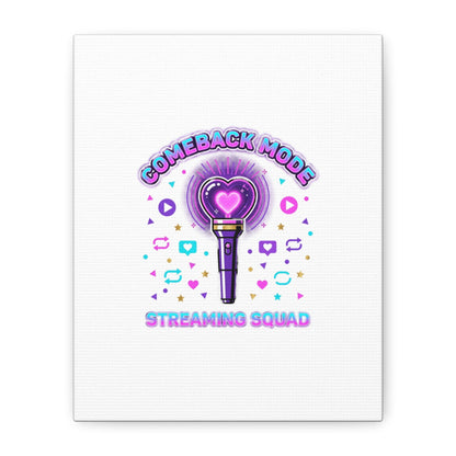 Comeback Mode Lightstick Canvas | K-pop Comeback, Streaming Squad