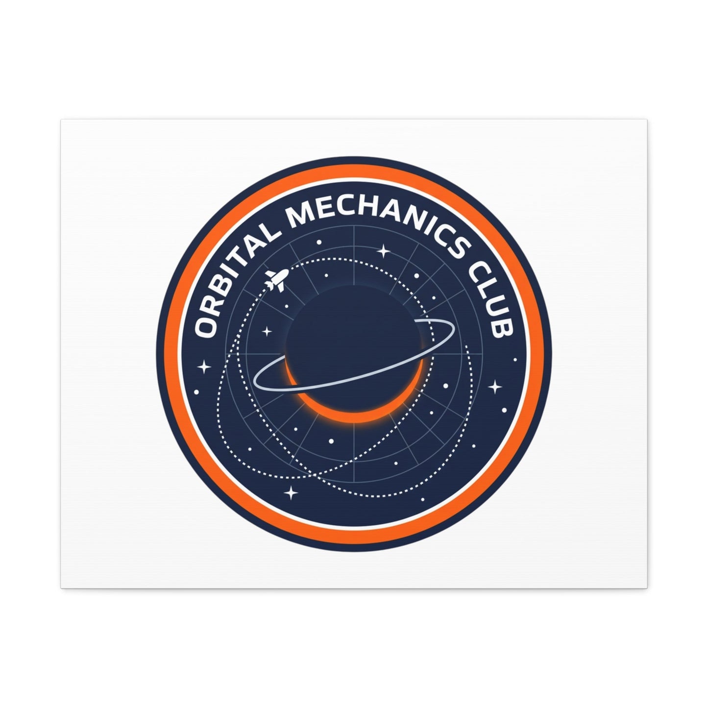 Orbital Mechanics Club Canvas | mission patch, space science