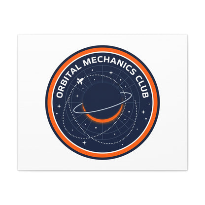Orbital Mechanics Club Canvas | mission patch, space science
