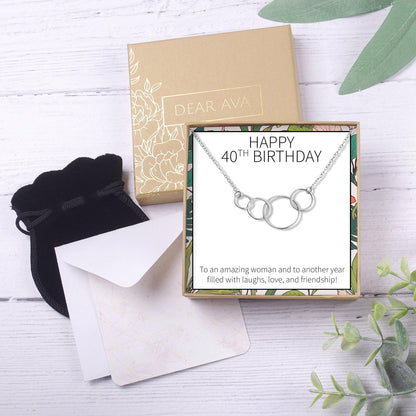 40th Birthday Necklace