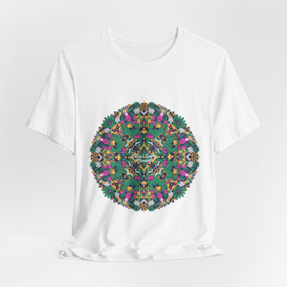 Psychedelic Botanical Mandala Tee | Festival Graphic T-Shirt