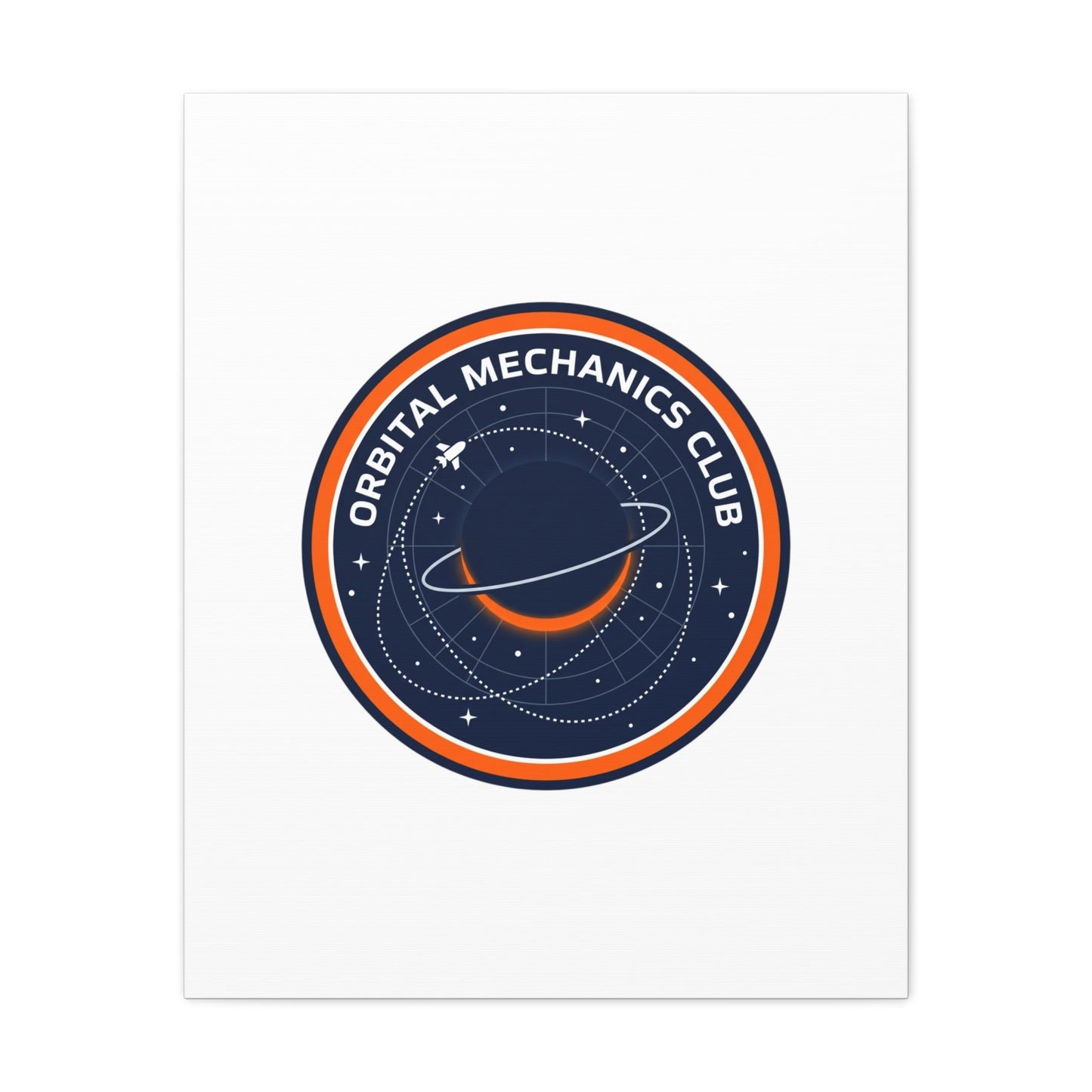 Orbital Mechanics Club Canvas | mission patch, space science
