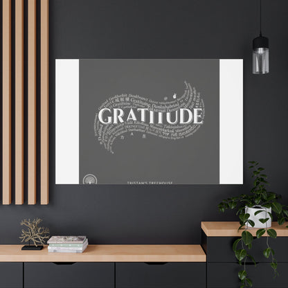 Gratitude Wall Art Matte Canvas | Tiny Treats, sweet uplifting print