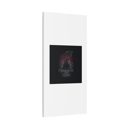 Whispered Secrets of the Shadows Castle Wall Art, Matte Canvas | Gothic Medieval Decor