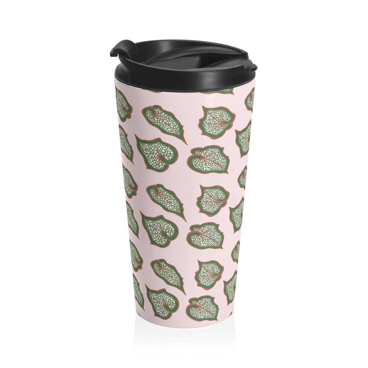 Begonia Pattern 15 oz Vacuum Insulated Stainless Steel Travel Tumbler