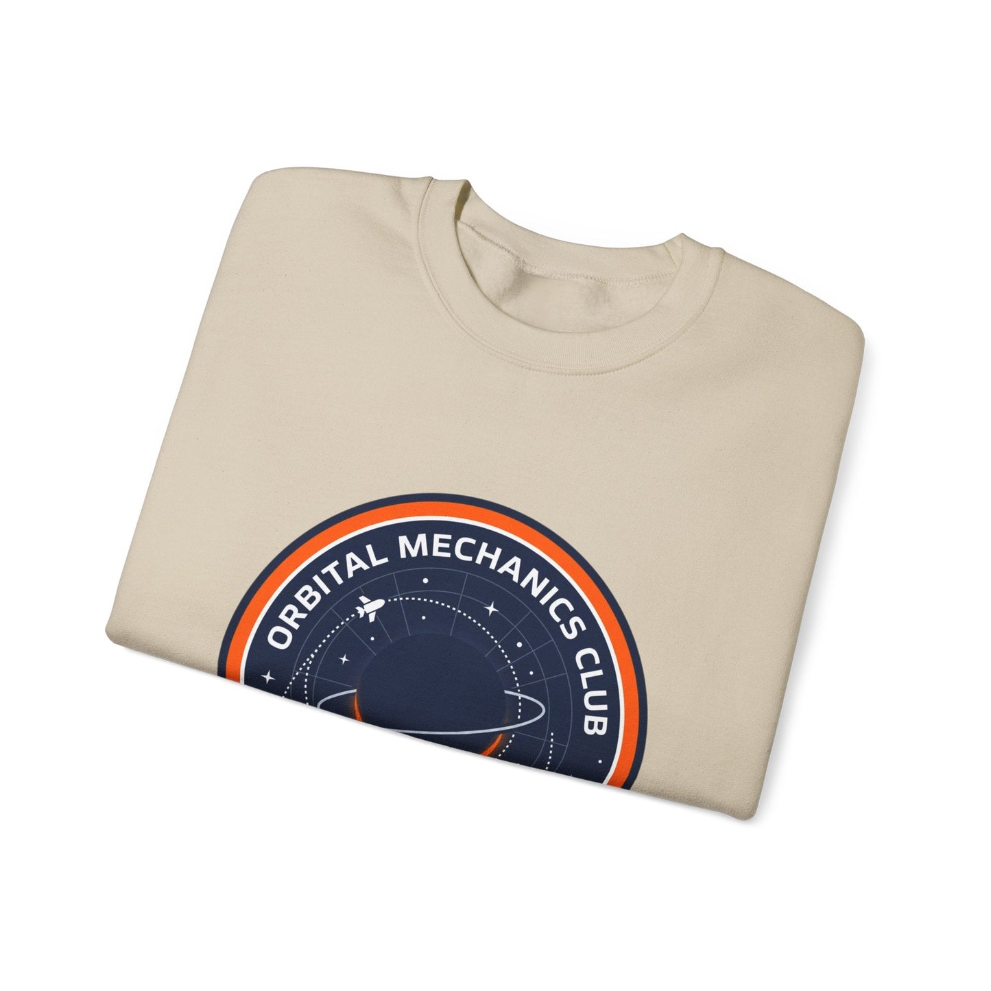 Orbital Mechanics Club Sweatshirt | mission patch, space science