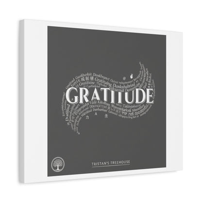 Gratitude Wall Art Matte Canvas | Tiny Treats, sweet uplifting print