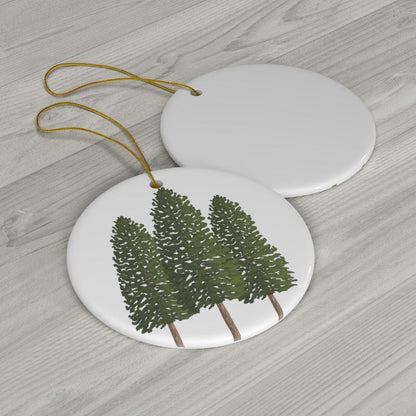 Ponderosa Pine Ceramic Ornament