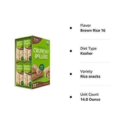Friendly Grains - Crunchy Rollers - Original Brown Rice (16 packs of 2)