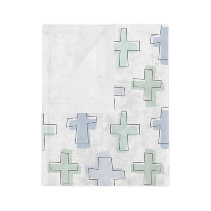 Rooted in Faith Minky Blanket
