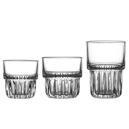 Creative Engraved Wine Glass Classical Cup Thickened Drinkware