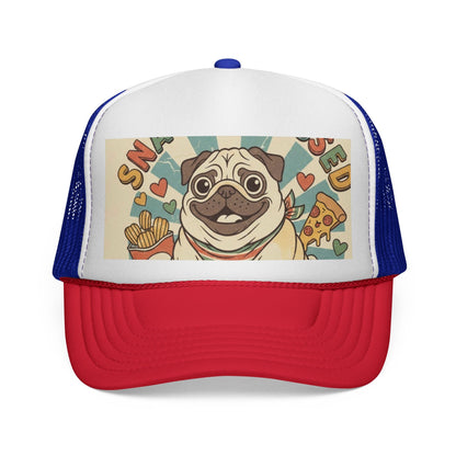 Funny Fat Dog Trucker Cap — Cute Chubby Dog Dad Hat