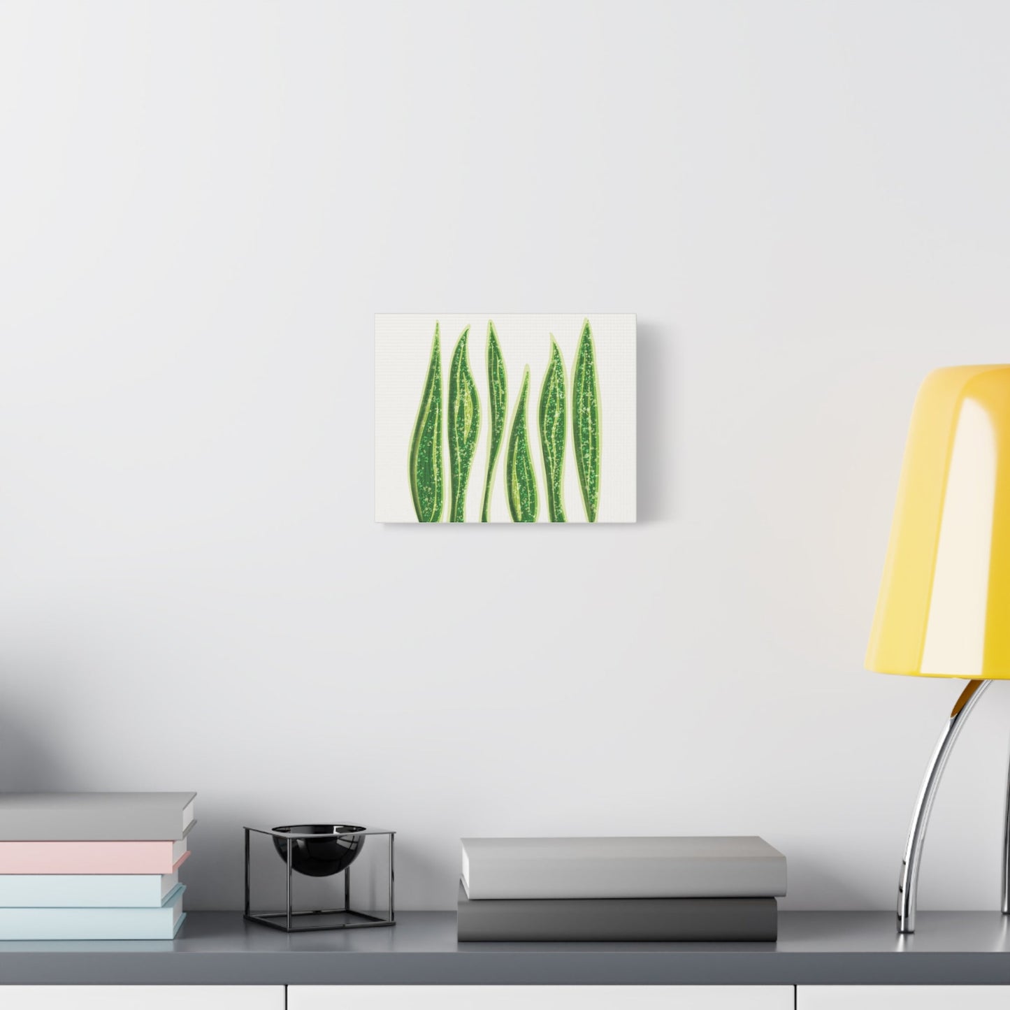 Snake Plant Canvas Print – Botanical Wall Art