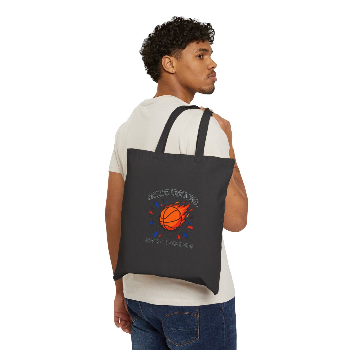 Bracket Legend Basketball Tote | college tournament, gameday hoops