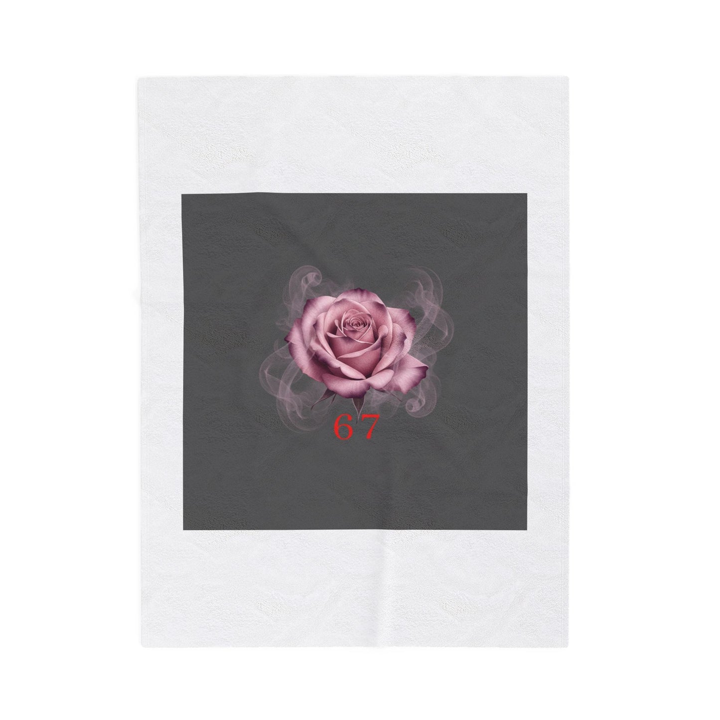 Moon Rose Valentine's Blanket | Viral Gothic Rose Velveteen | Dark Romance Valentine's Gift