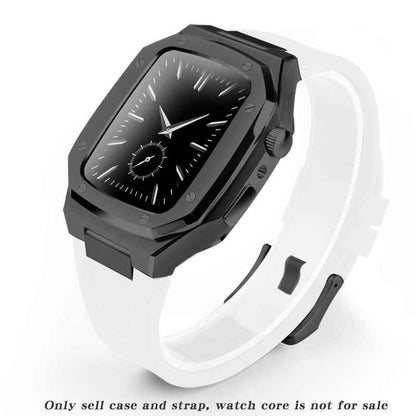 Metal Watch Case Rubber Strap Smart Watch Accessories