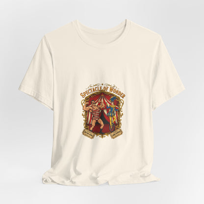 "Spectacle of Wonder" Vintage Circus T-Shirt | Retro Carnival Graphic Tee