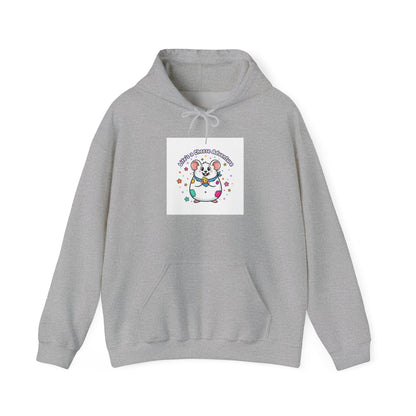 Cheeky Rodent Pride Hoodie | Rodent-Core rat art print, quirky animal design